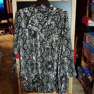 Signature Studio Woman 1X Jacket Zip Up Pockets